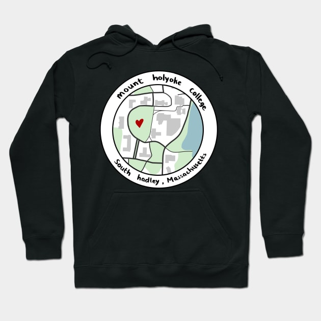 Copy of Mount Holyoke Map Hoodie by maya-reinstein